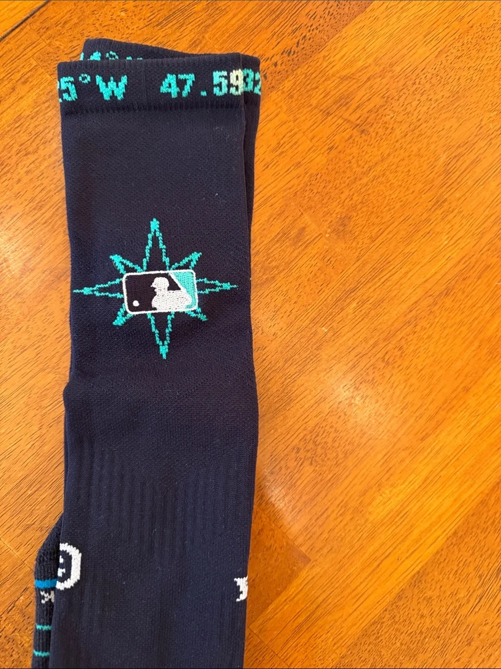 Stance Men's Navy and Teal MLB Crew Socks